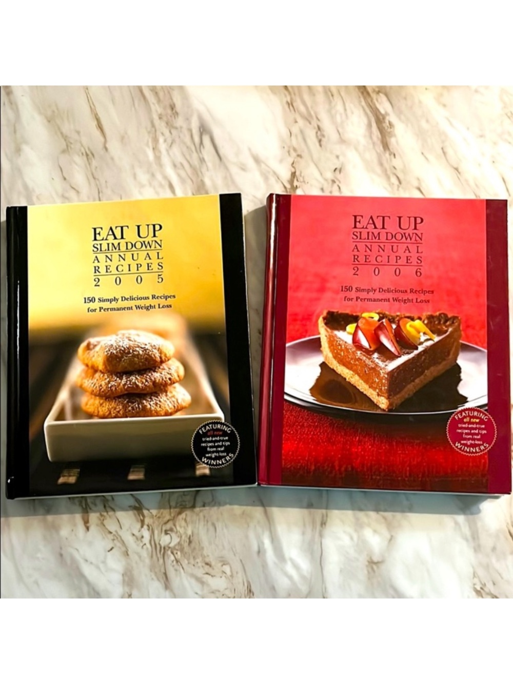 Eat Up Slim Down Annual Recipes Book Sets 2005 & 2006